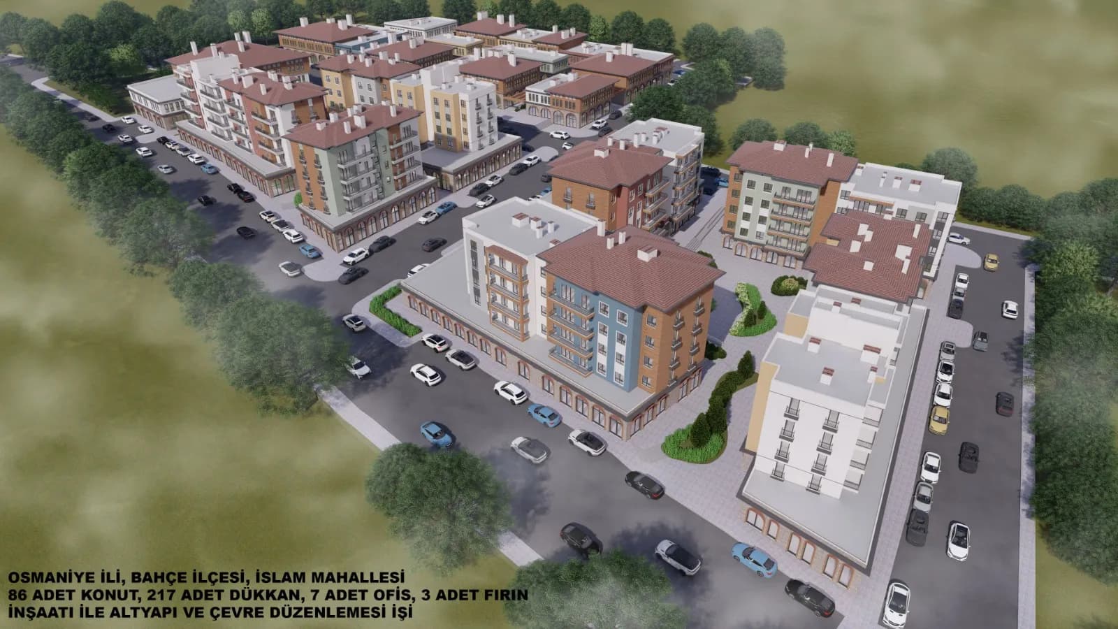 Osmaniye Bahçe İslam Mahallesi TOKİ Konut ve Ticaret Merkezi